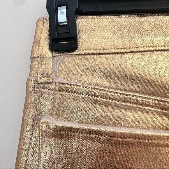 Joes Jeans Luna High Rise Cigarette Ankle Gold Jeans 27 - Picture 4 of 8